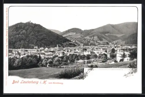 AK Bad Lauterberg i. H., Ansicht vom Kirchberg