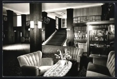 AK Travemünde, Kurhaus Innenansicht