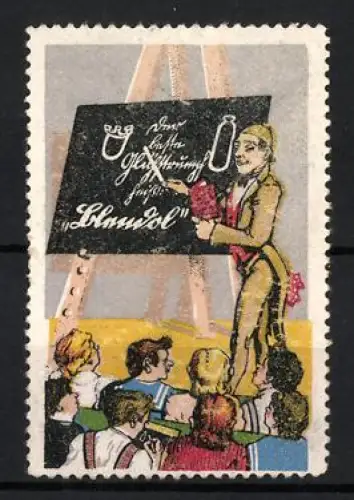 Reklamemarke Blendol, Glühstrümpfe für Gaslampen, Lehrer unterrichtet eine Klasse