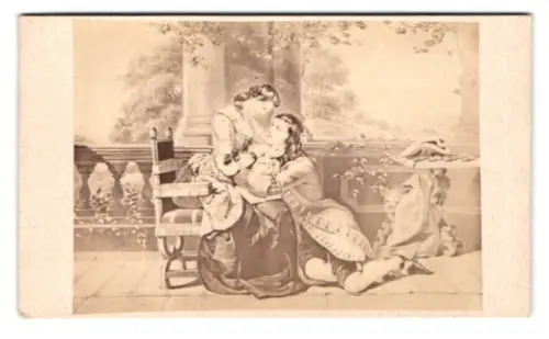 Fotografie R. v. Bohr, Wien, Gemälde The Confession