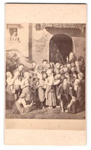 Fotografie R. v. Bohr, Wien, Gemälde Nach der Schule