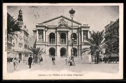 AK Toulon, Le Théâtre et la Caisse d`Épargne