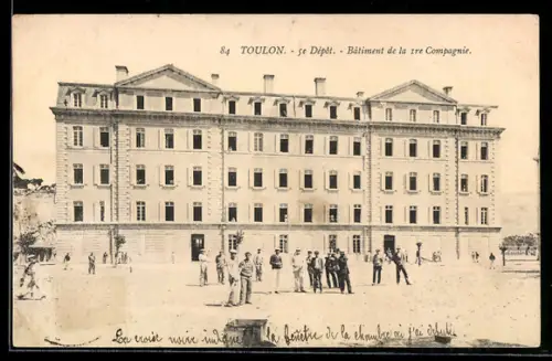 AK Toulon, Bâtiment de la 1re Compagnie du 5e Dépôt