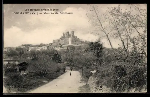 AK Grimaud /Var, Montée de Grimaud