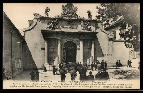 AK Toulon, Arsenal de la Marine Nationale, Porte principale