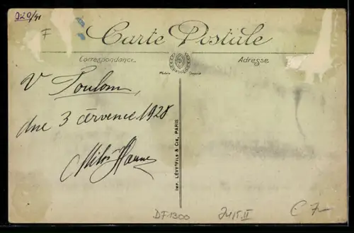 AK Toulon, Vue générale et la Rade