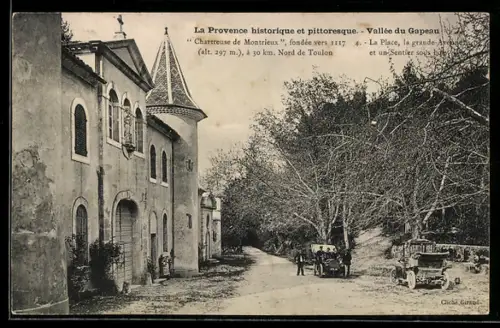 AK Méounes-lès-Montrieux, La Chartreuse de Montrieux et la vallée du Gapeau