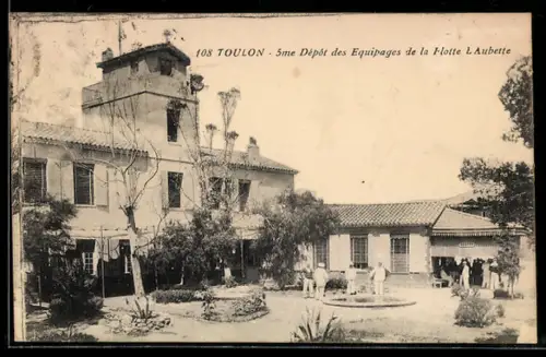 AK Toulon, 5me Dépôt des Equipages de la Flotte L`Aubette