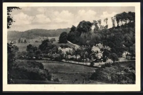 AK Mölln /Lbg., Gasthaus Zur Ziegelei, Inh. Th. Klein, Landschaftsansicht