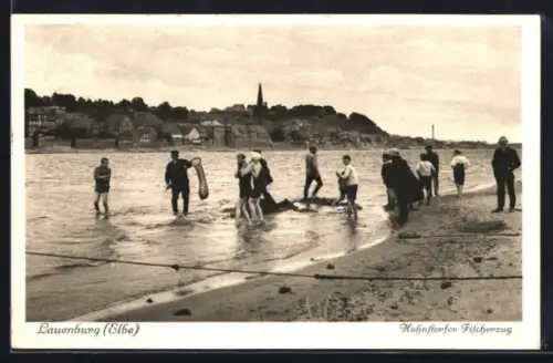 AK Lauenburg /Elbe, Hohnstorfer Fischerzug