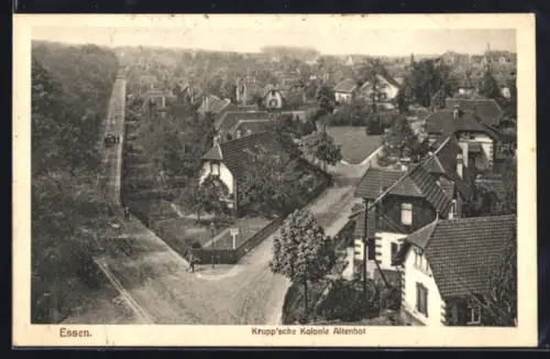 AK Essen, Krupp`sche Kolonie Altenhof, Wohnsiedlung