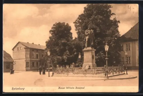 AK Ratzeburg, Kaiser Wilhelm Denkmal