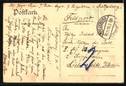 AK Ratzeburg, Kaiser Wilhelm Denkmal