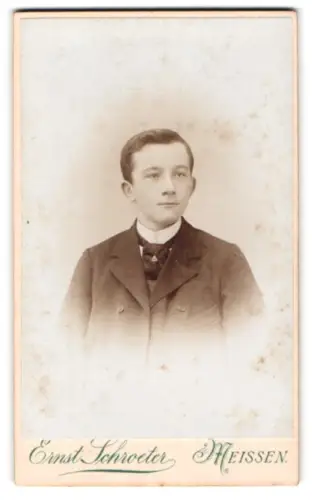 Fotografie Ernst Schroeter, Meissen, Obergasse 597, Porträt eines Jungen