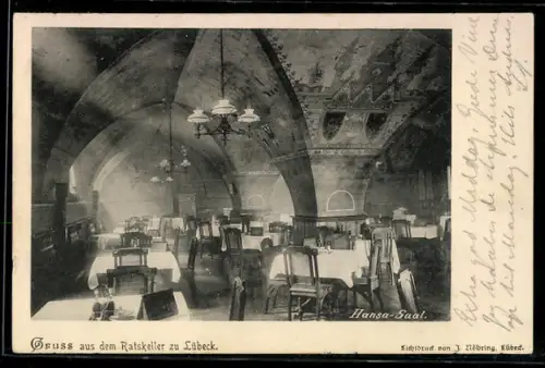 AK Lübeck, Ratskeller, Hansa-Saal