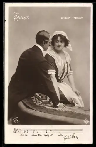 AK Operette Eva, Günther - Treumann