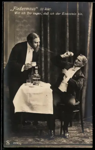 AK Fledermaus III. Akt, Will ich Dir sagen..., Spielszene