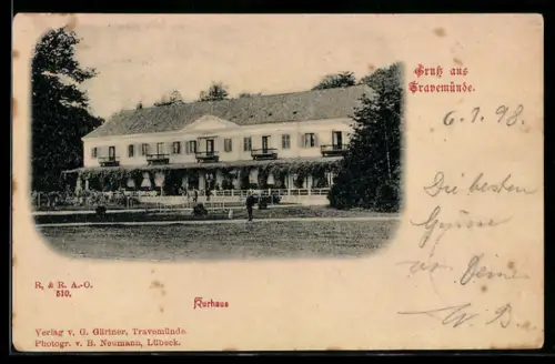 AK Travemünde, Blick zum Kurhaus