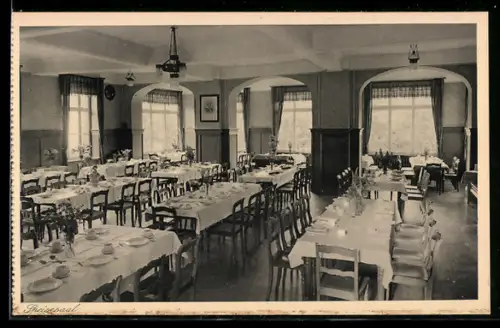 AK Bad Salzuflen, Sophienhaus, Speisesaal, Innenansicht