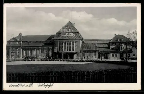 AK Frankfurt-Sachsenhausen, Partie am Südbahnhof
