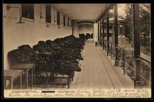 AK Edmundsthal, Frauenabteilung, Hauptliegehalle