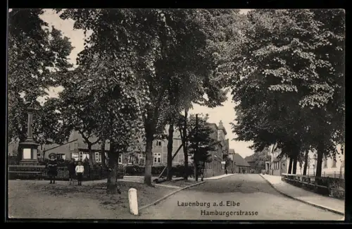 AK Lauenburg a. d. Elbe, Hamburgerstrasse