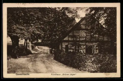 AK Geesthacht, Gasthof Forsthaus Grüner Jäger