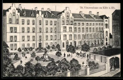 AK Köln a. Rh., St. Vincenzhaus