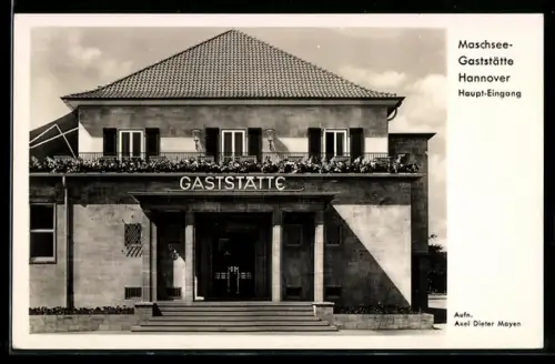 AK Hannover, Maschsee-Gaststätte Haupt-Eingang