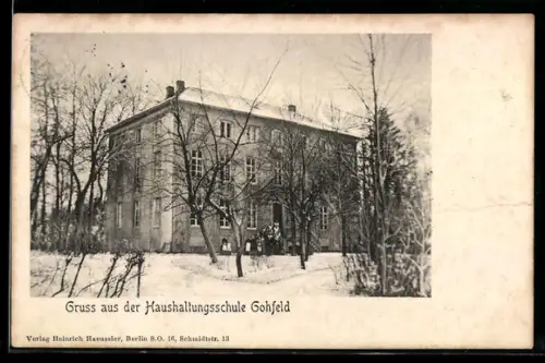 AK Gohfeld, Haushaltungsschule