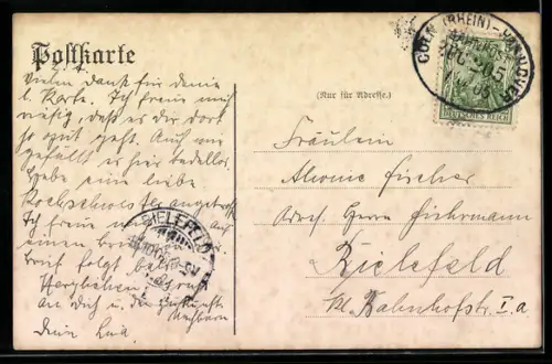 AK Gohfeld, Haushaltungsschule