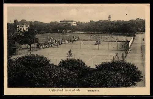 AK Travemünde, Tennisplätze