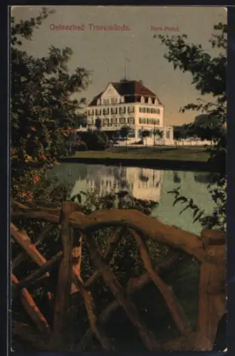 AK Travemünde, Blick auf das Park-Hotel