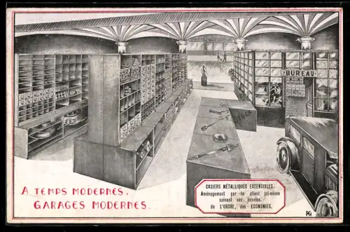 AK Les Lilas /Seine, Roneo, Boulevard de la Liberté 120, Casiers Metaliques Extensibles