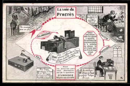 AK Les Lilas /Seine, S. O. B., Rue de Romainville 209, La voie du Progrès