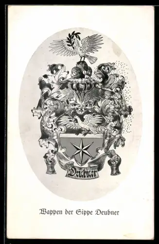AK Wappen der Sippe Deubner