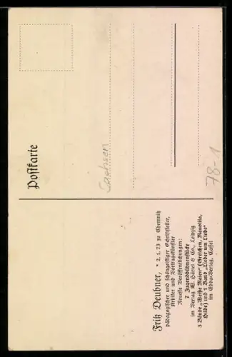 AK Wappen der Sippe Deubner