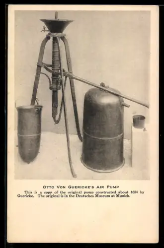 AK Otto von Guericke`s Air Pump
