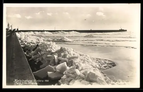 AK Helsingborg, Parti fran Öresund 1922