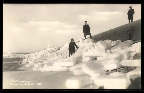 AK Kälsingborg, Parapeten, Februari 1922, Eisstoss