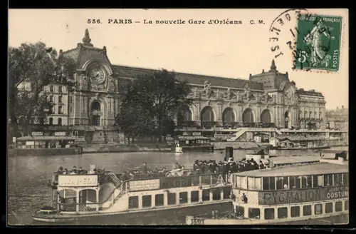 AK Paris, La nouvelle Gare d`Orléans