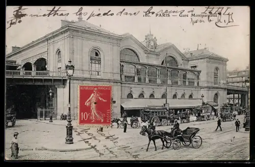 AK Paris, Gare Montparnasse