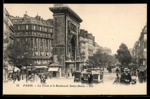 AK Paris, Porte Saint-Denis et le Boulevard