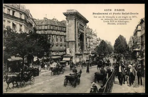 AK Paris, Porte Saint-Denis et le Boulevard