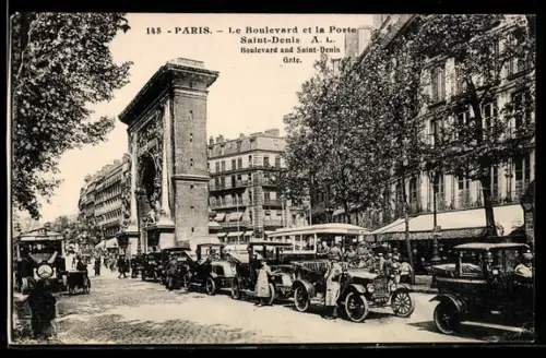 AK Paris, Porte Saint-Denis et le Boulevard