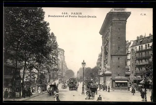 AK Paris, Porte Saint-Denis et le Boulevard