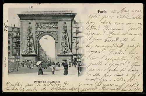 AK Paris, Porte Saint-Denis