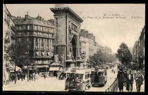 AK Paris, Porte Saint-Denis et le Boulevard