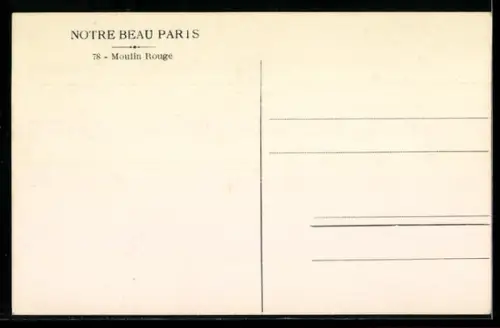 AK Paris, Moulin Rouge