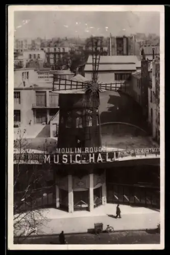 AK Paris, le Moulin-Rouge